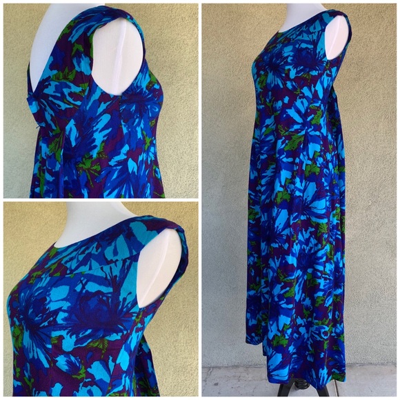 🌺”Hale Muu” Vintage Hawaiian Dress MuuMuu XS - Picture 2 of 8
